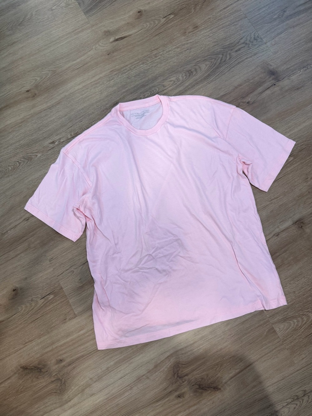 Victoria's Secret Light Pink Short Sleeve Crew Tee